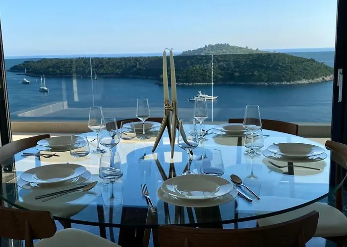 New&luxury With An Outstanding View - Bombii Blue شقة دوبروفينك